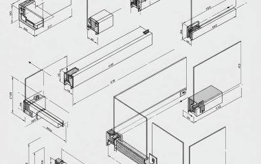 Профіль для скляних перегородок: Вибір та види