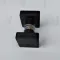 Ручка кноб квадратна чорна