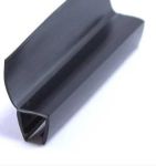 Ущільнювач силіконовий для скла під 135 градусів, чорний 