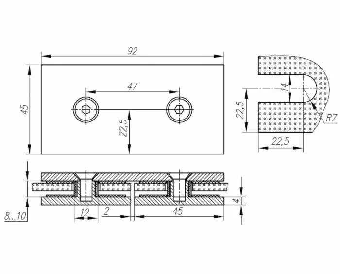 З'єднувач G254 без фаски