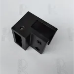 З'єднувач скло-труба чорний квадратный З'єднувач скло-труба чорний квадратный